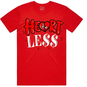Planet Grozdje Rdeče Heartless T-Shirt