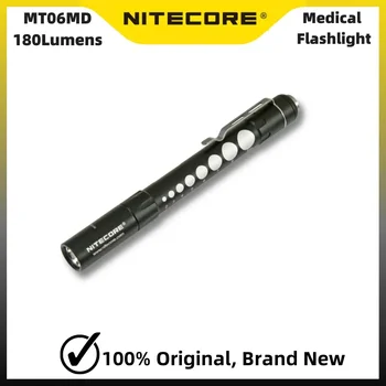 NITECORE MT06MD Strokovnih Medicinskih Svetilka 180 Lumnov Nichia 219B LED Moč Za 2* AAA baterije Zdravniški Pregled Svetlobe