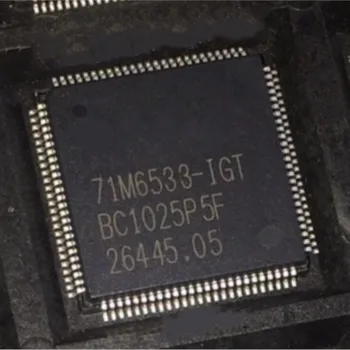 5PCS Novo 71M6533-IGT QFP100 Mikrokrmilnik čipu IC