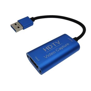 4K HDMI-Združljive Video posnetke, Zajemanje Kartico USB 3.0 1080P Igre Capture Card Grabežljivac Zapis Polje za Živo Pretakanje za PS4 HD Kamera