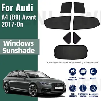 Za Audi A4 B9 Avant 2017-2023 2024 Avto Dežnik Meri Strani Okna Zavese Sonce Odtenek Ščit Vizir Prednje Vetrobransko Steklo