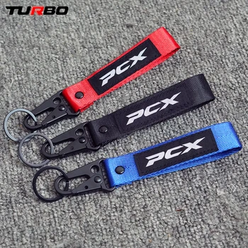 Za Honda PCX 125 150 160 PCX125 PCX150 PCX160 2019 2021 2022 Motocikel 3D vezenje keychain ključe obesek za ključe dodatki
