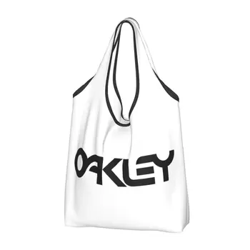 Ponovno Oakleys Logotip Trgovina Vrečko Zložljive Pralni Stroj Nakupovalna Torba Velika Eko Vrečko Za Shranjevanje Priložena Torbica