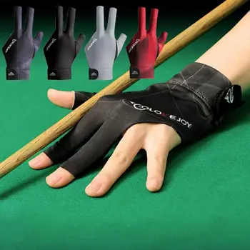 1PCS Tremi Prsti Snooker Rokavice Elastičnost Levo Desno Roko Usposabljanje Rokavice Proti Drsenju Dihanje Biljard Rokavice