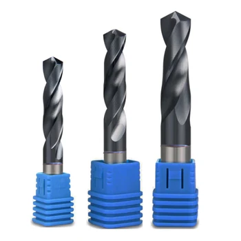 3Pcs Visoke kakovosti Volframov Karbid Drill Bit Twist Drill Bitov Za Kovin, CNC Vrtalni Luknjo Rezalnik Vrtanje Za CNC Stružnica Stroj