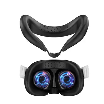 Silikonski VR Masko za Meta Quest3 Čelada Blackout Silikonsko Masko Za Meta Quest 3 VR Zaščitni Pokrov Dodatki