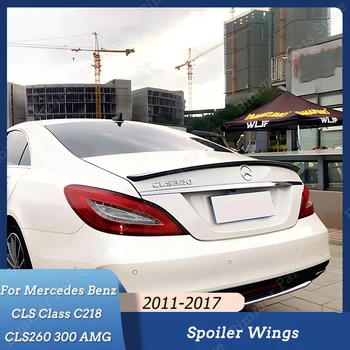 Gloss Črna ABS Za Mercedes Benz CLS Razred C218 CLS260 300 AMG 2011-2016 2017 Zadnji Spojler Krilo Prtljažnik za Ustnice Pribor Spojlerji
