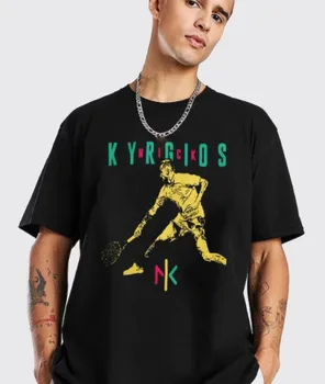 Nick Kyrgios T-shirt, Grafični Kyrgios T-Shirt, Nick Kyrgios majica YK2026 dolgimi rokavi