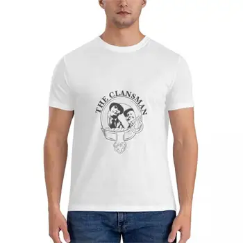 V Clansman Vedno Igra Classic T-Shirt težji majice s kratkimi rokavi moški velik in visok t srajce, T-shirt moški