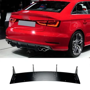 S3 ABS Zadnji Odbijač za Ustnice Difuzor Cepilec za Audi S3 8V Limuzina 2013-2016 Avto Dodatki