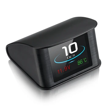 Avto OBD Digitalni Merilnik HUD P10 2.2-Palčni LCD-Zaslon Črni Plastični Smart Digitalni Instrument Head-Up Zaslon