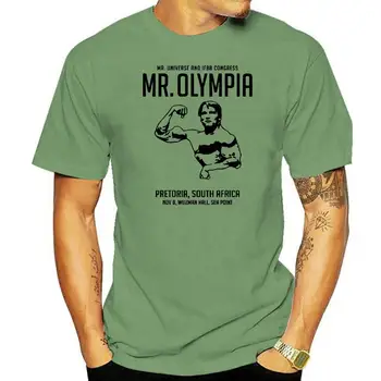 Mr. Olympia 75 Arnold Telesne Zgradbe Retro Vintage Hipster Unisex Majica 2381