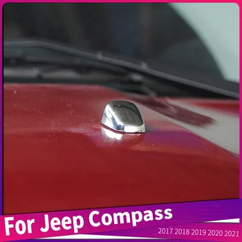 Za Jeep Compass 2017 2018 2019 2020 2021 ABS Chrome čiščenje vetrobranskih stekel Metlice Šoba za pršenje z Vodo Dekoracijo Trim Kritje Nalepka