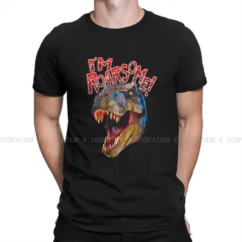 Jurassic Park Dinozavrov Film Človek TShirt sem Roarsome T-Rex Portret Razlikovalni Grafični T Shirt Ulične Nov Trend
