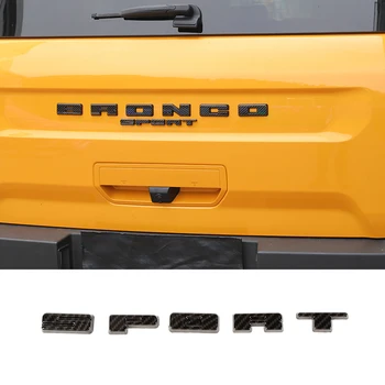 Avto vrata prtljažnika Zadaj Prtljažnik Pismo Emblem Dekoracijo Trim Nalepke za Ford Bronco Šport 2021 2022 2023 Auto Dodatki Zunanjost ABS