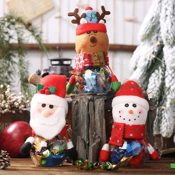 Snežak Santa Claus Elk Božič Sladkarije Vrečko Škatle Nove Božične Ustvarjalne Visi Roko Sladkarije Jar Otrok Otroci Darila, Novo Leto