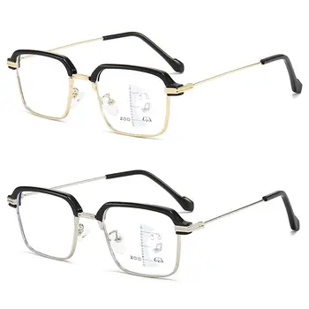 Pol Rimless Progresivna Multifokalna Obravnavi Očala Moški Ženske Anti Modra Svetloba Blokiranje Računalnika Očala Bližini Daleč Očala