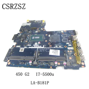 Za HP Probook 450 G2 Prenosni računalnik z matično ploščo z i7-5500u CPU ZPL40/ZPL50/ZPL70 LA-B181P Dobre delovne