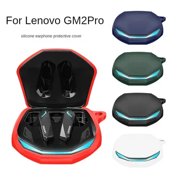 Slušalke Shranjevanje Primera za Lenovo GM2 Pro Brezžične Slušalke Silikonski Zadrgo Težko Nosijo Slušalke Potovalna Torba z Carabiner