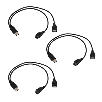 Top Deals 3X USB 2.0 A Moški Auf 2 Dual USB Ženski Jack Y Razdelilnik Verteiler Adapter Kabel