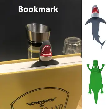 3D Zaznamki Shark Krokodil Obliki Zaznamkov Risanka Božič Zaznamek Smešno Branje Darilo Novost Smešno Tiskovine Rojstni dan