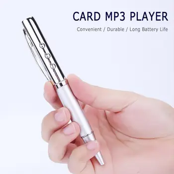 Pero Design Plug-in Kartica MP3 Predvajalnik angleški Vaja Poslušanja Glasbe Pero 3,5 mm MP3 Razširitev Kartice Z Odlično Kakovost Zvoka