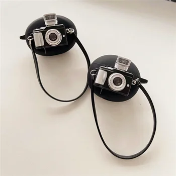 Za Redmi Brsti 3 Lite / buds3pro /Airdots 3 Pro Primeru Risanka Fotoaparat vzorec Silikonsko Zaščito Slušalke Kritje za redmi buds3