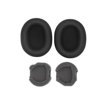 1Pair Za Slušalke, Prevleke Za Sony WH-1000XM5 Slušalke Zlahka Zamenjali za Slušalke Zaščitnik Rokavi Sponke Earpads Trajne Črna