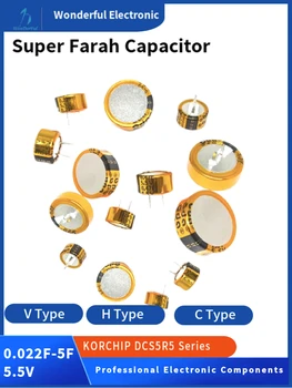 Super Farah Super Kondenzator Kondenzator Vozila, Ki Potujejo Podatki Dvojno Plast Kondenzator Diktafon 5.5V5.0F DCS5R5505VF V tip