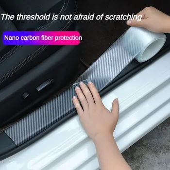 Pregledna Vrata Avtomobila Zaščitnik Nalepke Anti Scratch Nano Trak Auto Trunk Polico Izvažajo Zaščitnik Film Vrata Rob Zaščitni