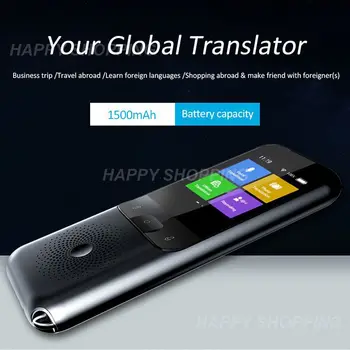 Novo T11 Prenosne Avdio Prevajalec 138 Jezik Smart Prevajalec brez Povezave V Realnem Času Pametno Glasovno AI Glas Foto Prevajalec