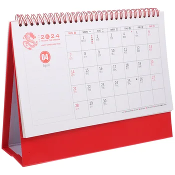 Leto Zmaja, Namizni Koledar, Mesečni Malim Kitajski Slog Home Office 2024 Darilo