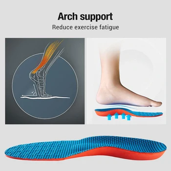 Šport Vložek Ortopedije Vložek Podpora Narti Flatfoot Teče Vložki za Čevlje Edini Ortopedski Vložki Za Noge Lahkoto Tlak