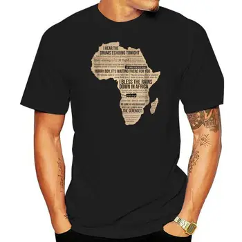 Bombaž moda 2020 trend T-shirt Nakup Afriki T Shirt Blagoslovi Afriki Deževje Na Toto Visoke kakovosti moška T-shirt moda poletje