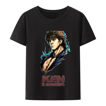 Anime Moške Kenshiro Hokuto No Ken Majica Retro estetiko, Portret Pest North Star Novost Modela T-Shirt preobsežne