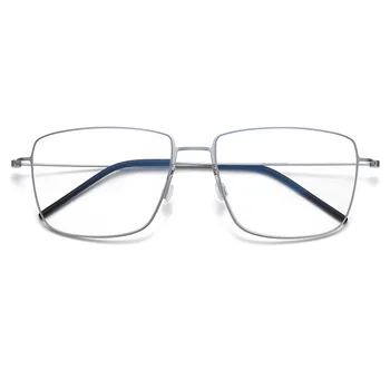 56mm Moških Čistega Titana Očala Kakovost Optičnih Okvir Brezvijačno Design Eyewaer Anti-Odsevni Kratkovidnost Daljnovidnost Postopno Lenes
