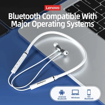 Lenovo HE05X ⅱ Bluetooth Neckband Slušalke Brezžične Čepkov Nepremočljiva Šport Slušalke Magnetni Vratu Traku Slušalke