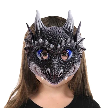 1 Kos Dinozaver Stranka Maske Elastična EVA Počutil Otrok Pene Dino Masko za Otroke Cosplay Tematskih Maškarada Norcev Dan Darila