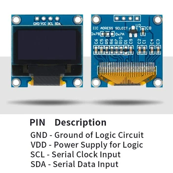 0 96 Palčni 128x64 Slikovnih pik OLED Module za Razvoj Odbor Digitalni Prikaz Circuitboard Zamenjava za Arduino UNO Belo