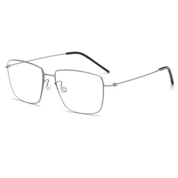 56mm Moških Čistega Titana Očala Kakovost Optičnih Okvir Brezvijačno Design Eyewaer Anti-Odsevni Kratkovidnost Daljnovidnost Postopno Lenes
