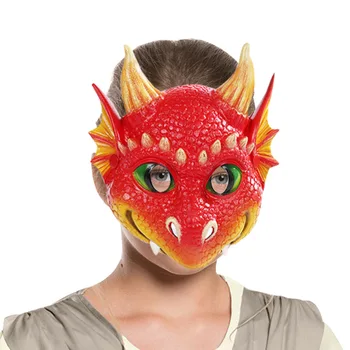 1 Kos Dinozaver Stranka Maske Elastična EVA Počutil Otrok Pene Dino Masko za Otroke Cosplay Tematskih Maškarada Norcev Dan Darila