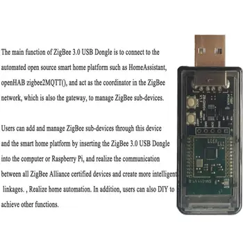 ZigBee 3.0 ZB-GW04 Ključ USB Brezžičnega Zigbee Prehod Analyzer Zigbee2MQTT USB Vmesnik za Zajemanje ZHA NCP Doma Pomočnik openHAB