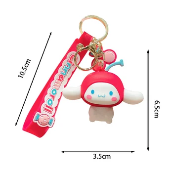 Sanrio Hello Kitty Ključnih Verige Ženske Lepe Risanke Kuromi Keychain Dekle Šolska Torba Torba Za Avto Obesek Za Ključe, Fant, Otroci, Kawaii Darilo